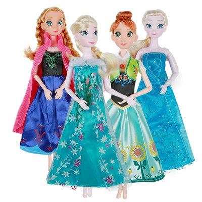 冰雪奇缘艾莎爱沙公主女孩玩具