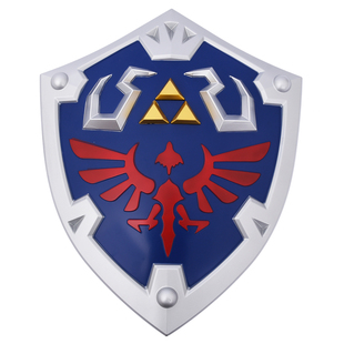 塞尔达传说海利亚盾牌 cos游戏周边王国之泪塞尔达盾牌金属道具盾