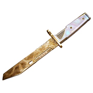 三角洲行动周边游戏道具龙牙信条北极星弹簧刀影锋金属模型未开刃