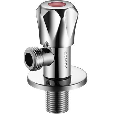 三角阀全铜冷热水加长四分口