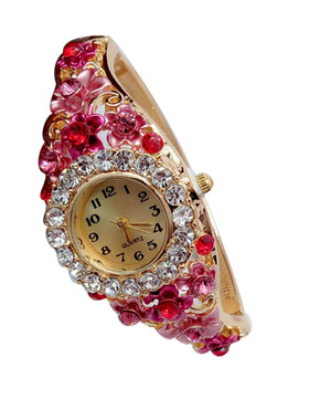 手锣手表珐琅合金时尚女