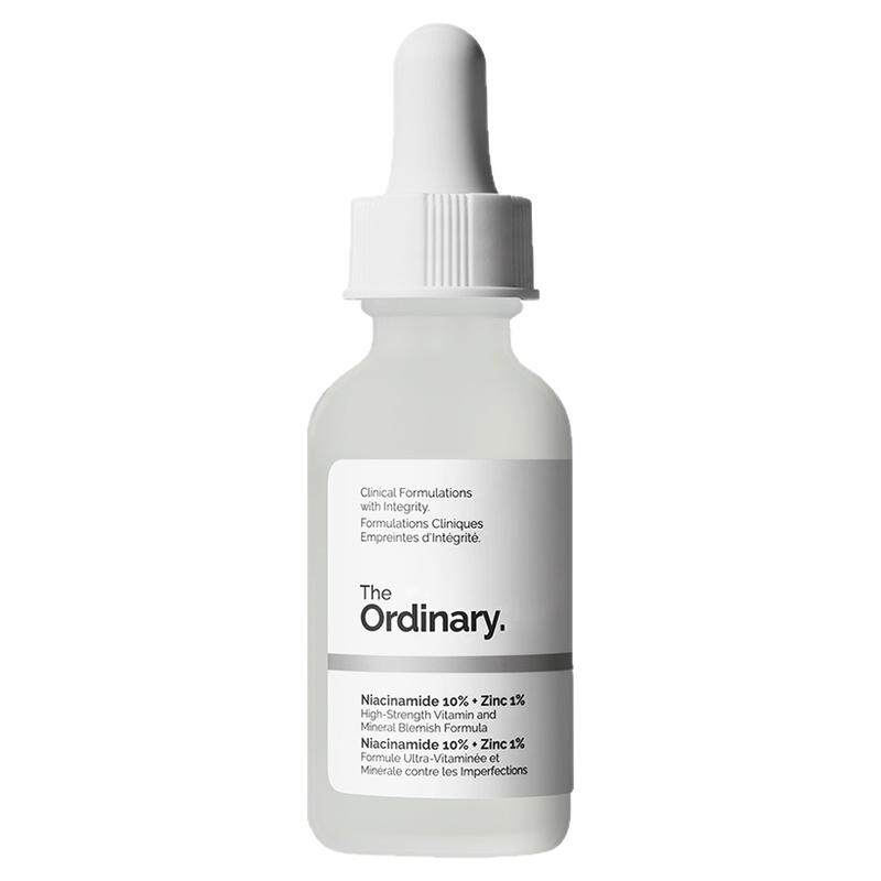 The Ordinary10%烟酰胺+1%锌焕肤提亮补水收毛孔痘印胺锌三控精华