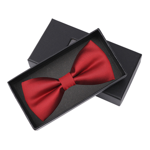 领结男结婚婚礼新郎伴郎红色西装衬衫英伦兄弟团韩式蝴蝶结女礼盒