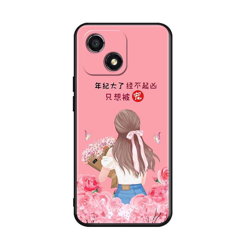 送钢化膜luckrider适用于华为荣耀畅玩30卡通手机壳。新款vnean00情侣软壳畅玩三零防摔保护套vne一anoo全包