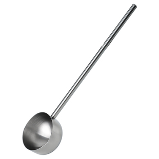 加长舀米勺304不锈钢舀面勺子食品级厨房家用多功能挖面粉杂粮勺