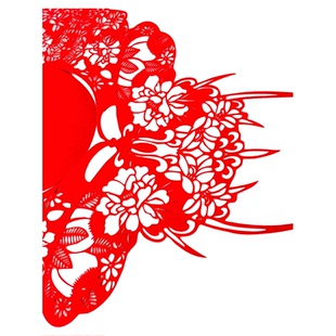 非遗绒布云肩剪纸成品窗花蝴蝶装饰走秀学校儿童幼儿园汉服服装