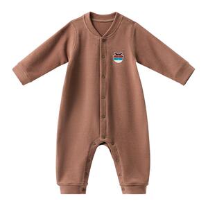 欧孕婴儿衣服秋冬季暖姜保暖宝宝连体衣