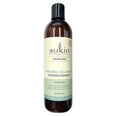 【2瓶减40】Sukin澳洲进口原装天然平衡护发素500mL 改善毛躁柔顺