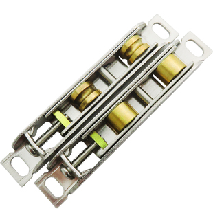 88塑钢门窗加重不锈钢滑轮平开移窗户滑道滚轮推拉落地窗轴承配件