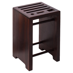 新款实木刀架置物架厨房菜刀架收纳架桌面沥水防尘家用刀架展示架