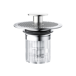 洗手盆脸盆漏水塞子面盆弹跳芯按压式配件防臭过滤通用下水器滤网