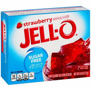 Jello Sugar Free Gelatin Dessert美国进口无糖低热量果冻粉