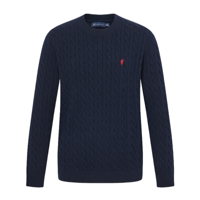 POLOWALK衫风绞花上衣