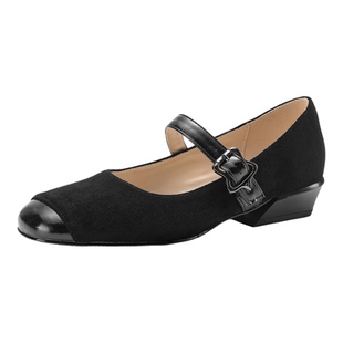 早春漂亮单鞋女款配裙子大码女鞋41到43胖脚宽40法式小玛丽珍鞋42