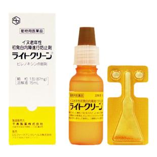 泰迪比熊狗狗白内障日本千寿滴眼液宠物专用预防美尼旺猫咪老年犬