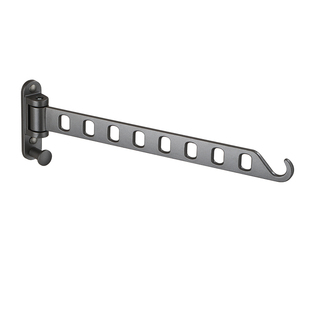 免打孔太空铝折叠晾衣架壁挂 阳台隐形晾衣神器 宿舍伸缩晾衣杆架