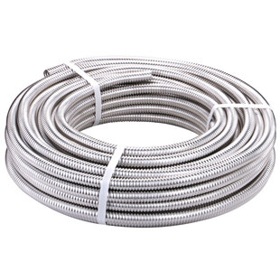 304不锈钢波纹管马桶热水器冷热进出水管4分6分1寸防爆螺纹管整卷