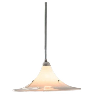 玉兰餐厅吊灯法式中古奶油玻璃灯具包豪斯极简设计师摇臂可移位灯