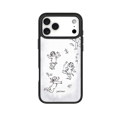 PARTNER可爱天使磁吸磨砂防摔个性适用于iphone17promax/16promax苹果手机壳
