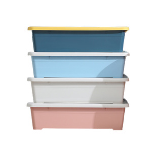 床底收纳箱带轮扁平整理箱收纳盒床底下储物箱抽屉式床底收纳神器