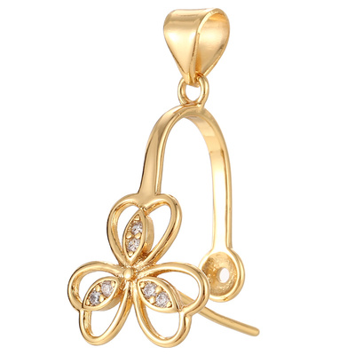 致闺蜜平安扣吊坠扣头纯铜材质