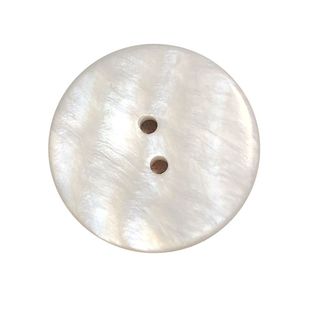 白色珠光珍珠贝壳衬衫西装纽扣钮扣毛衣装饰扣子辅料百搭圆形两眼