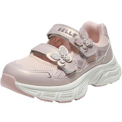 百丽童鞋魔术贴厚底运动凉鞋老爹鞋新款可爱休闲鞋A6555C85