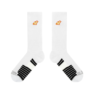 NICEID 球员实战篮球袜加厚防滑纱长筒专业精英袜【星星N标】nba