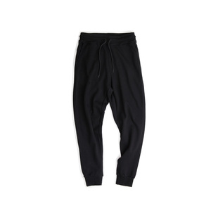 白彧 新款男高质全棉运动裤修身卫裤欧美简约百搭 JOGGER PANTS