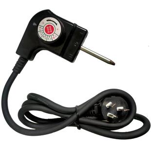 韩式多功能电热锅电源线调温控温开关电火锅烤盘三孔插头耦合器线