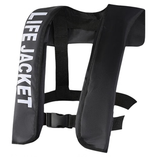 便携式救生衣成人船用大浮力全自动气胀式专业钓鱼车载充气救生衣