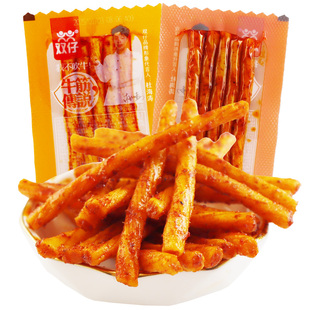 双仔牛筋传说素鸡筋辣条棒校园儿时怀旧经典素牛板筋休闲聚会小吃