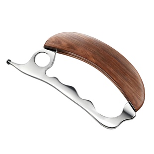 筋膜刀自用刮痧板疏通经络擀筋刮小腿圆头颈膜刀木制手柄放松肌肉