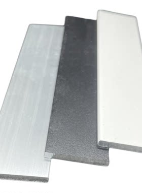 宽100厚3mm铝合金扁铝一字型收边收口压条 实心铝条铝排DIY铝型材