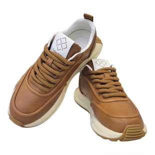 2026新春爆款男鞋王一博同款厚底运动休闲潮流百搭低帮系带老爹鞋