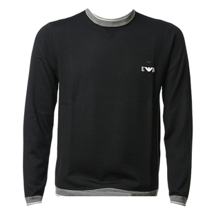 Armani/阿玛尼EA 男士鹰标保暖时尚休闲毛衣 EM003387 AF14697