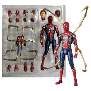 蜘蛛侠儿童手办变形机器人钢铁侠模型人金刚玩具男孩男生