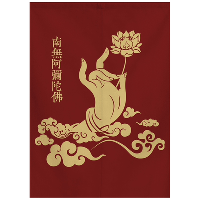 佛龛遮挡帘免打孔家用