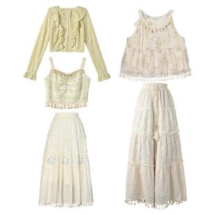 森女部落夏季度假风蕾丝上衣薄开衫外套女搭裙子2026春秋新款外套