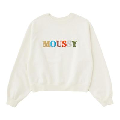 加绒MOUSSY创意LOGO刺绣休闲
