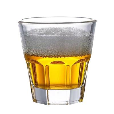 钢化白色玻璃酒杯二两半白酒杯子