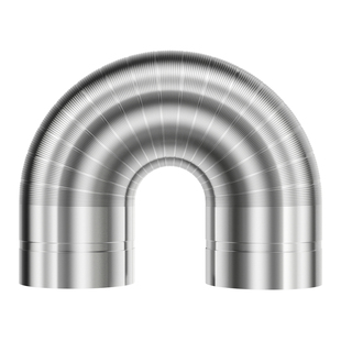 抽油烟机排烟管不锈钢排气管加厚纯铝烟管厨房烟道管通风铝管配件