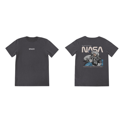 原创情侣款全棉男女印花T恤