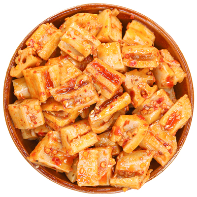 冷吃莲藕丁麻辣过瘾解馋不腻下酒
