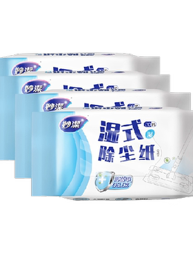 妙洁除尘拖湿巾替换装20片*4包