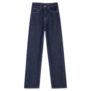 KZH真维斯高腰加绒牛仔裤女2025秋冬新款九分小个子显高裤子女款