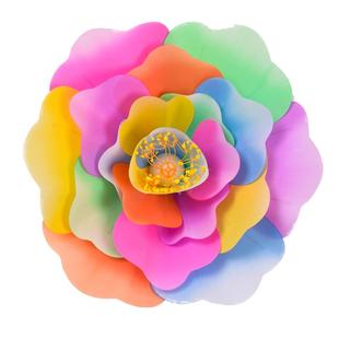 舞蹈道具花幼儿童跳舞表演手花手拿花牡丹花伞演出道具花朵广场舞