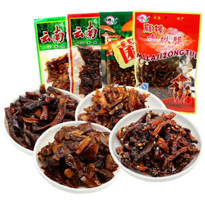 合鑫麻辣鸡枞腿50g*10袋菌干巴