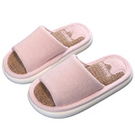 回力儿童拖鞋春秋季可爱男童女童家居家用亲子亚麻拖鞋小女孩夏天