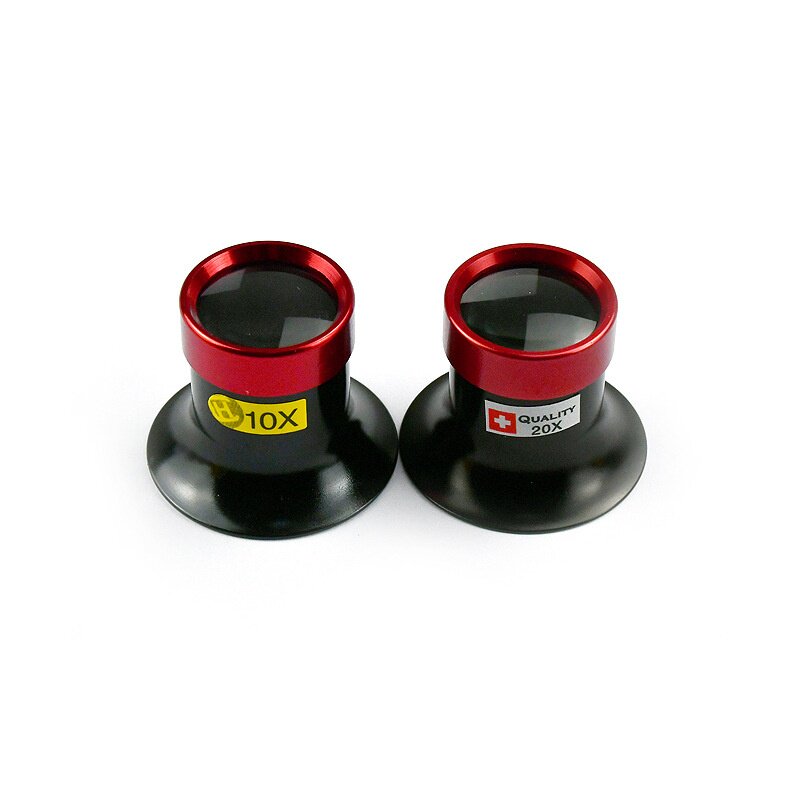 蓝宝石镜面金属放大镜修表10维修倍眼罩20钟表用工具手表